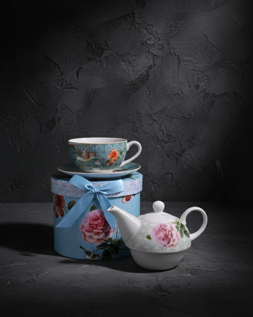 Spring Harmony Tea for Two Set - Blue