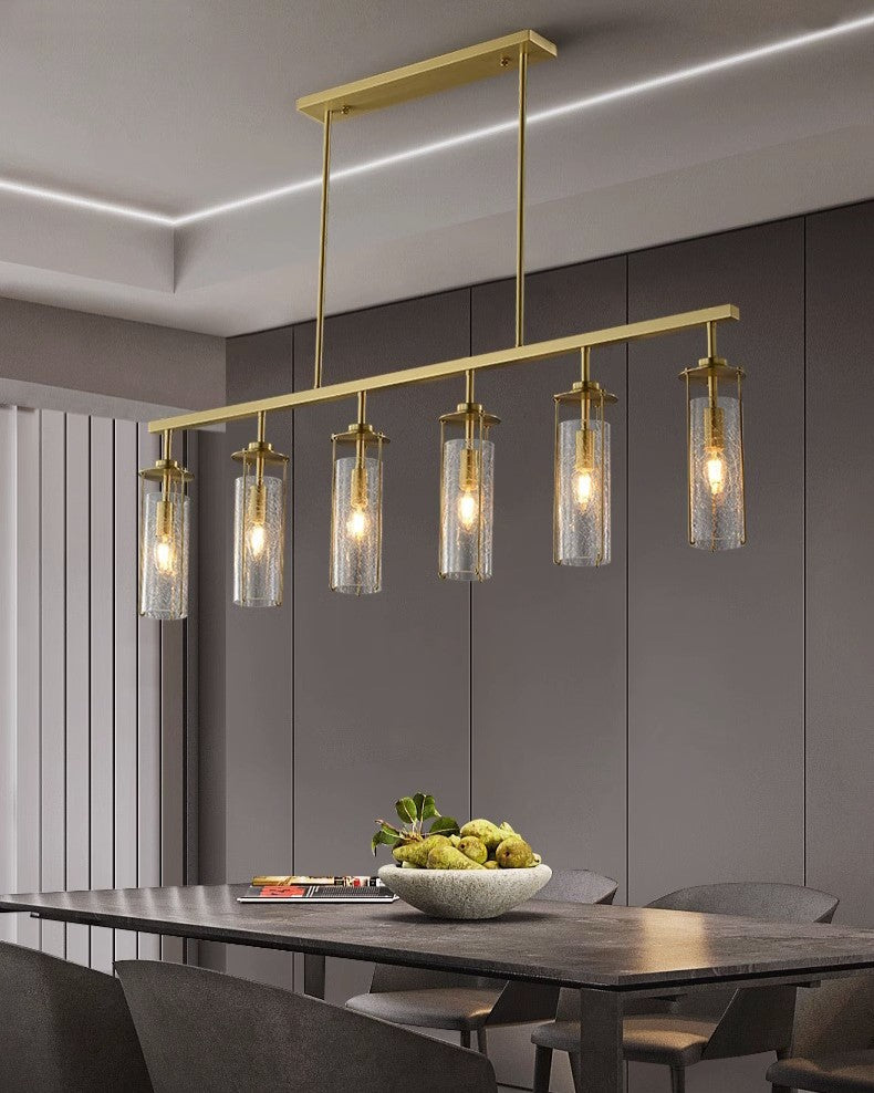 Luxury Avner Clear Crystal Rectangle Ceiling Light