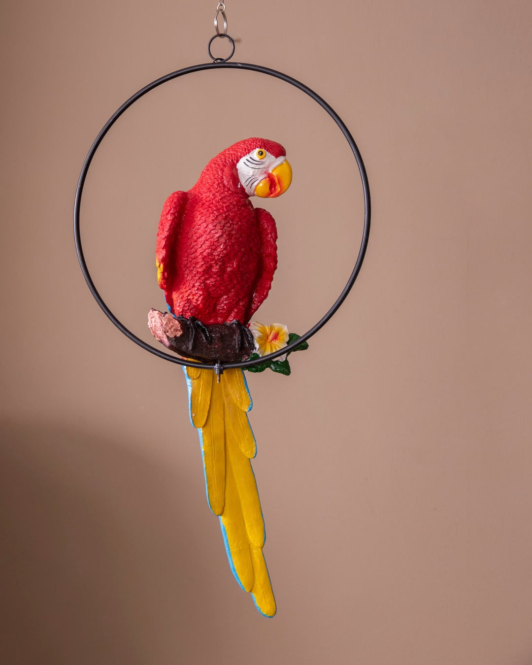 Wall Hanging Parrot Sculpture