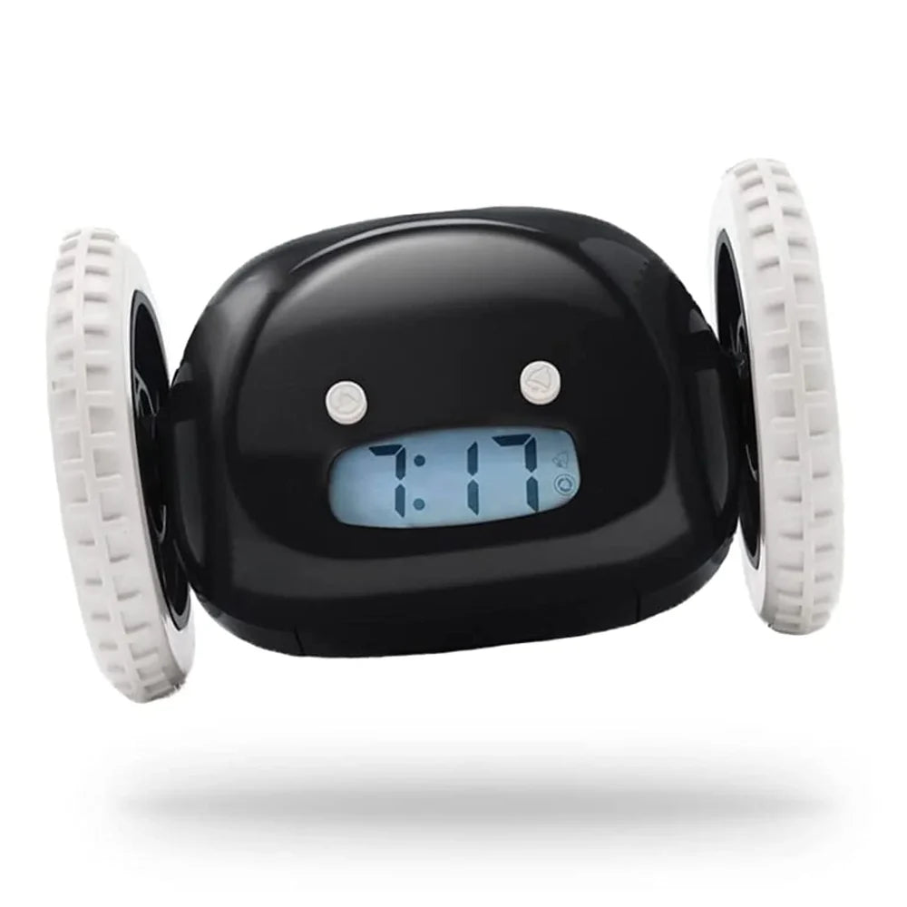 Clocky: The Runaway Alarm Clock ‚Äö√Ñ√¨ Fun & Cute Rolling Alarm for Heavy Sleepers with Loud Snooze & LED Display