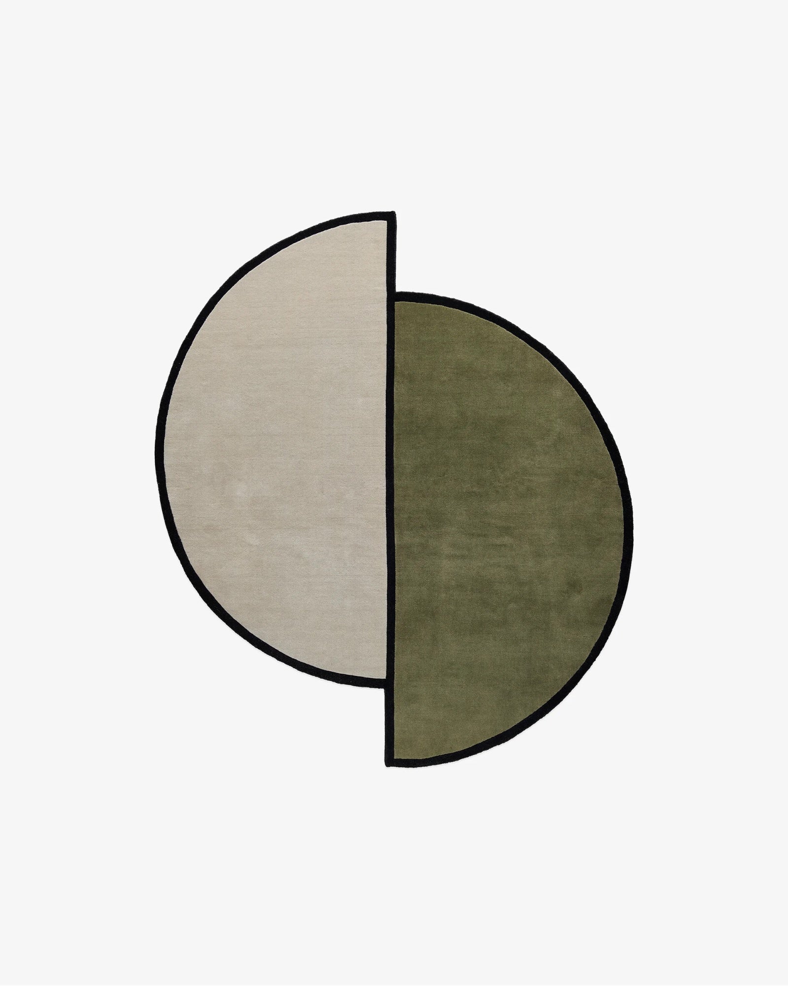 Vague gold woolen Hand Tufted Carpet