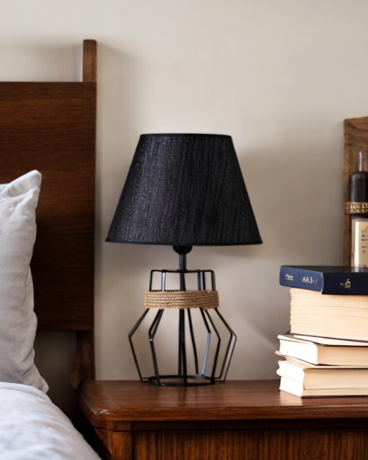 Ebony Table Lamp