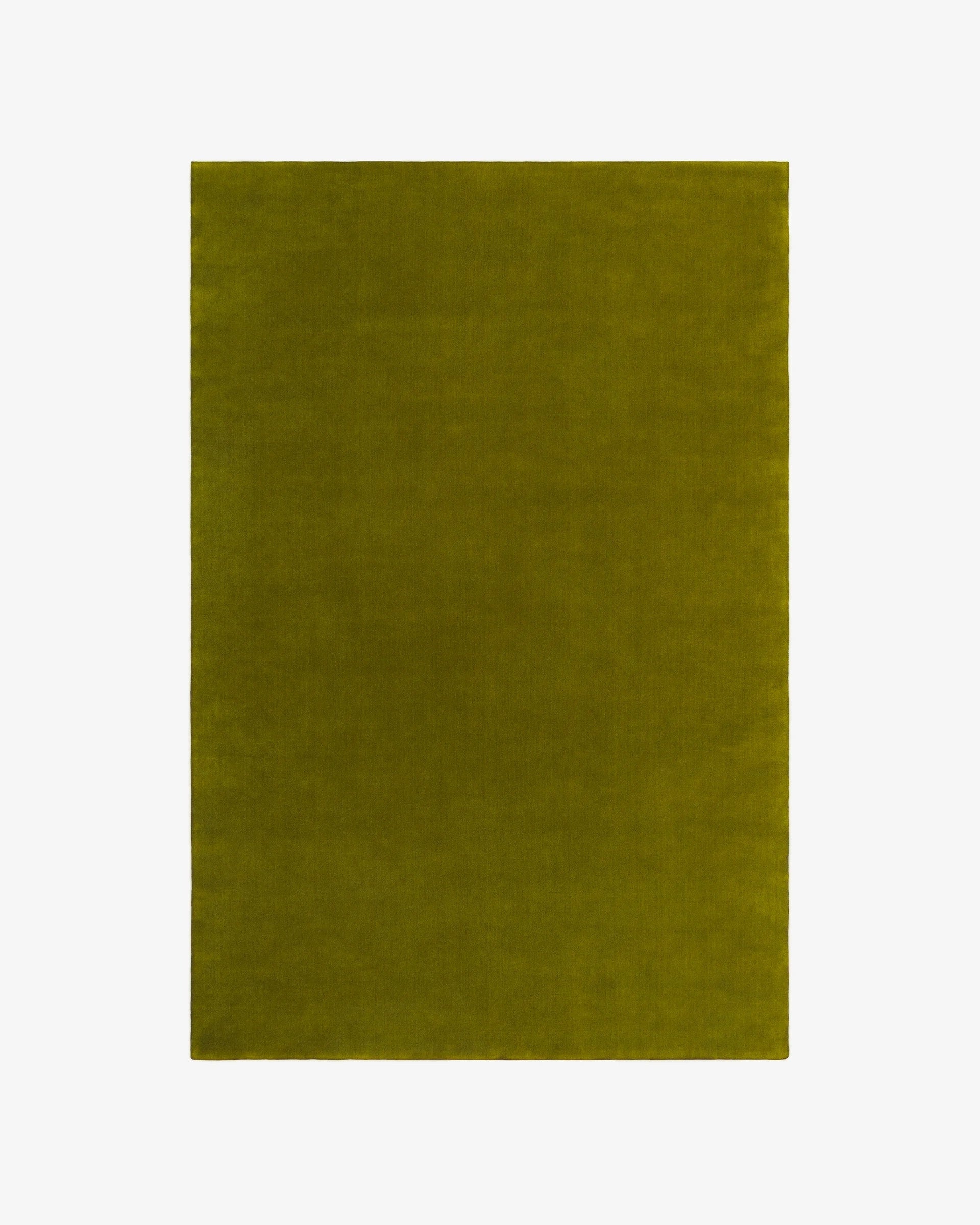 Moss Green Woolen Hand Tufted Carpet