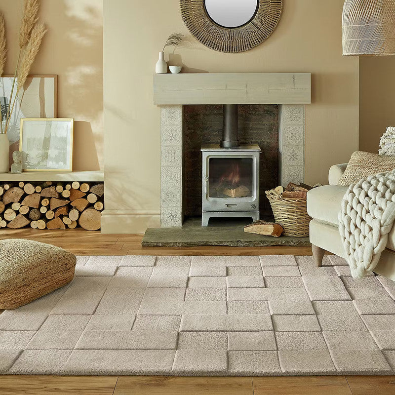 Petal woolen Hand Tufted Carpet