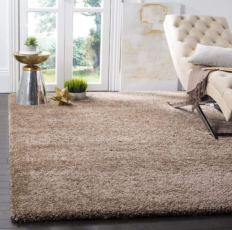 Beige wave Shaggy Carpet