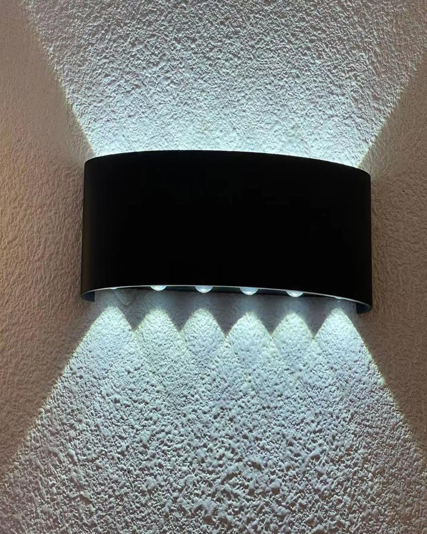 Shadow Cross Outdoor Wall Light - 6 Lights