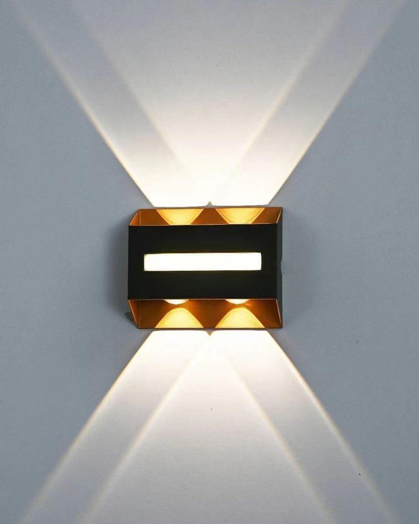 Shine Grid Accent Outdoor Wall Light - 2 Light