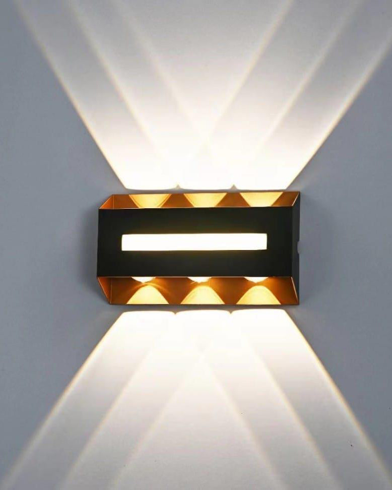 Shine Grid Accent Outdoor Wall Light - 3 Light