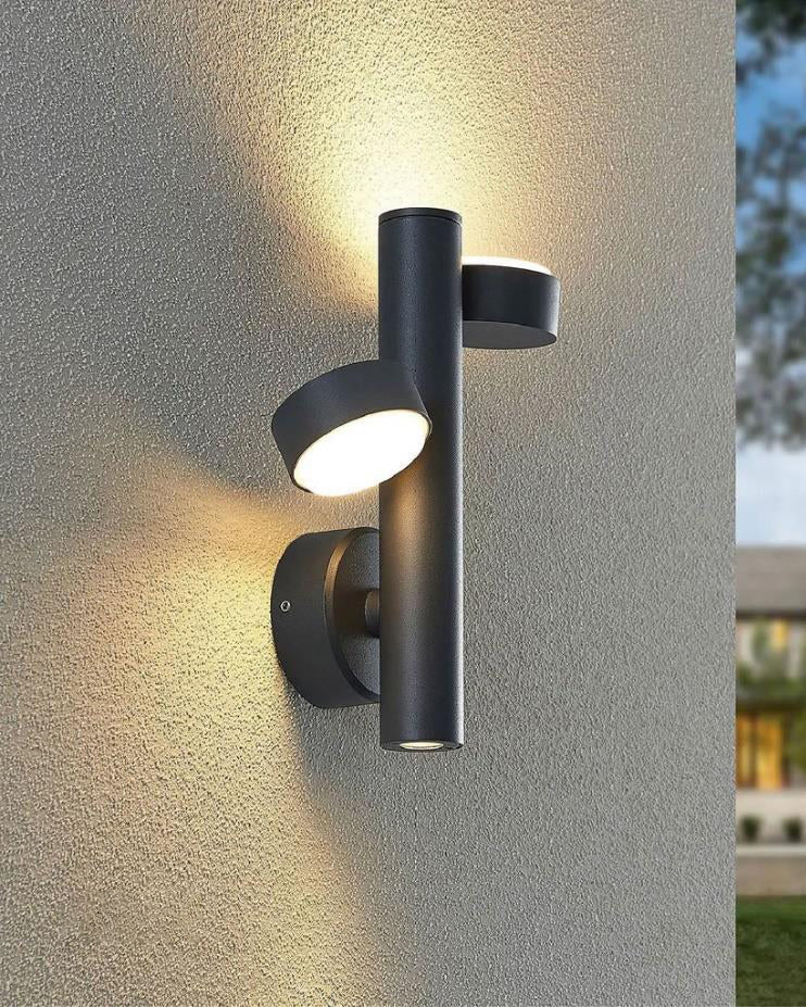 Dual Beam Modern Out Door Wall Light
