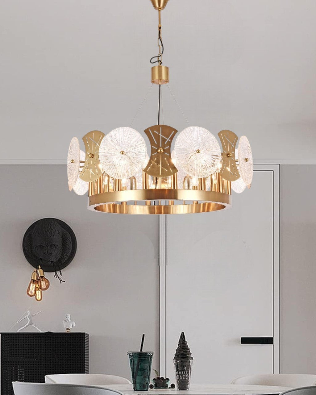 Luxury Murano Pendant Interior Chandelier - 800mm