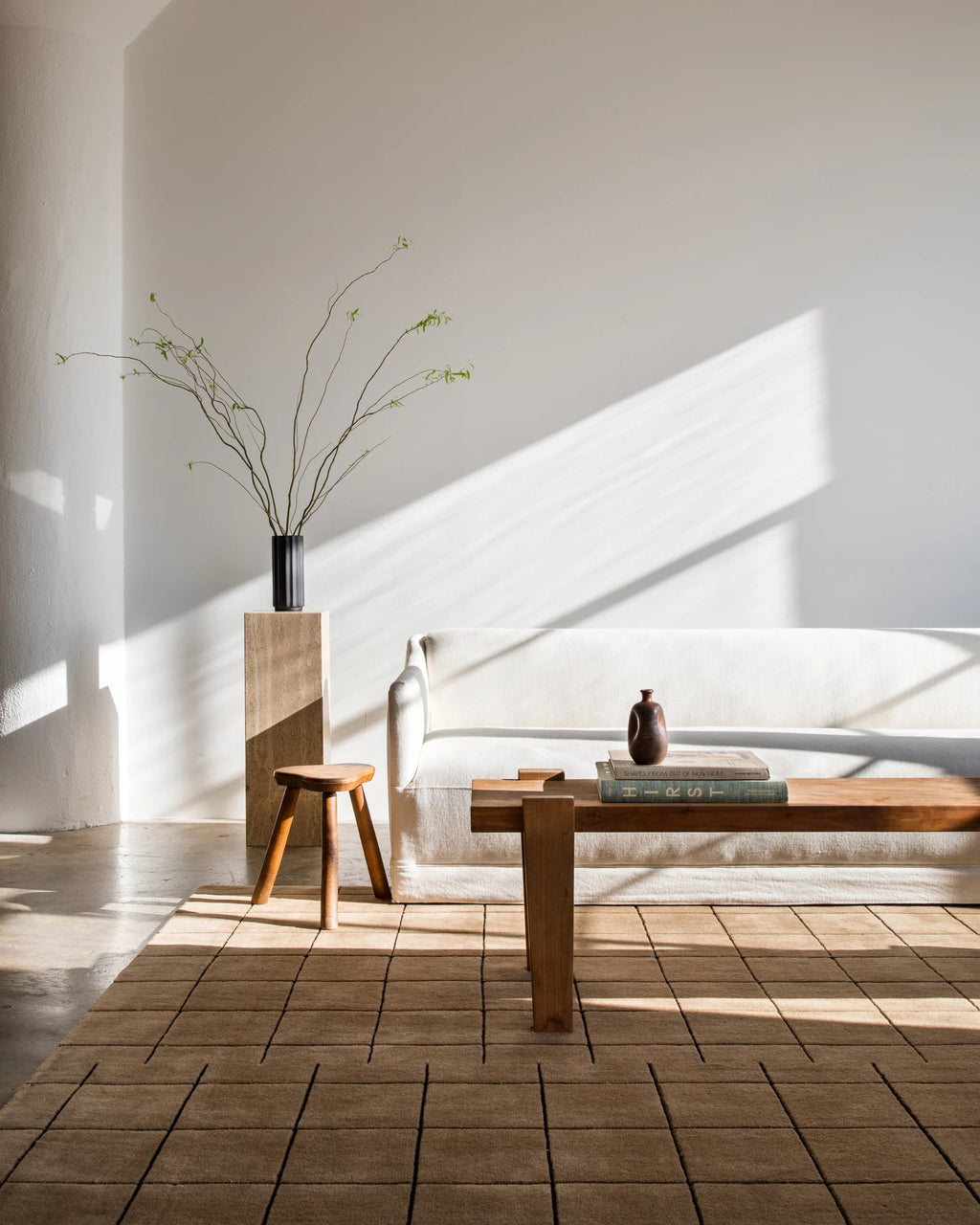 Loops Woolen Hand Tufted Carpet