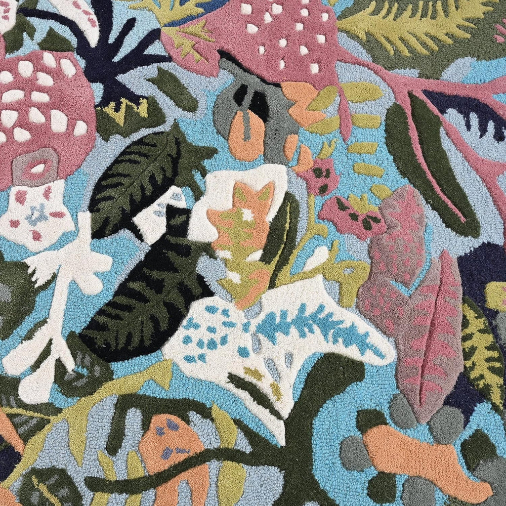 Green Dot Hand Tufted Carpet