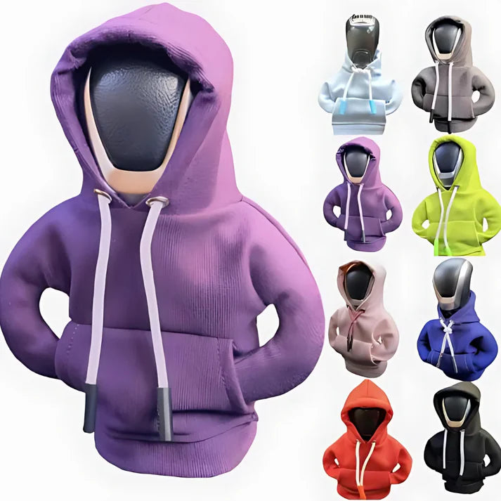 ShiftCozy: Universal Car Gear-Shift Hoodie ‚Äö√Ñ√¨ Cute & Funny Sweater Cover for Gear Knob Protection & Decoration