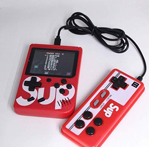 RetroGame: Handheld Gaming Console with 400 Classic Built-in Games, 3.0-Inch Screen & Rechargeable Battery