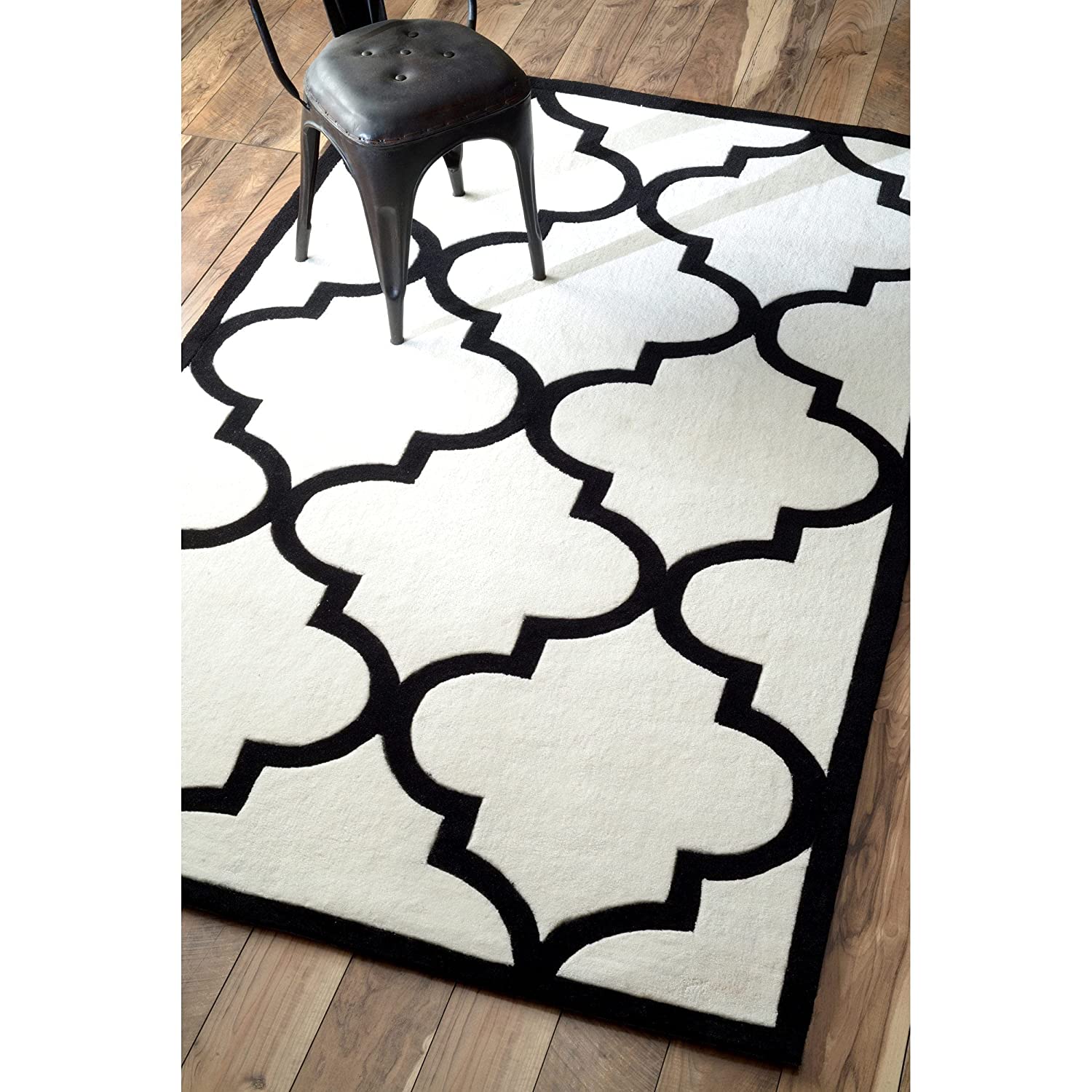 Fira Ivory Woolen Hand Tufted Carpet