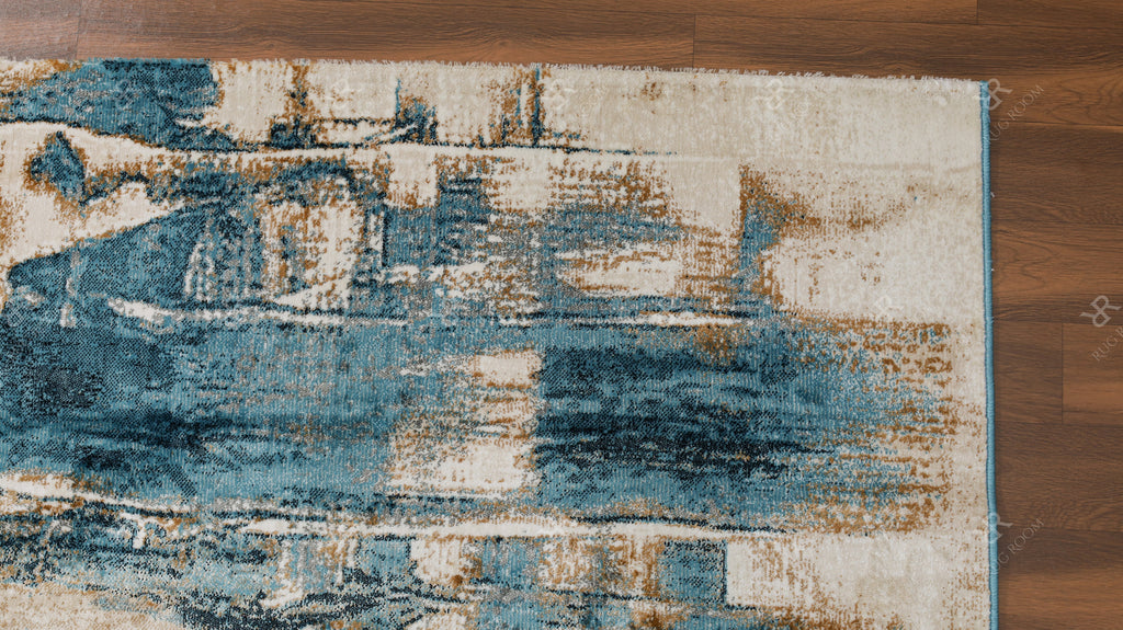 Blue 229 Tactile Luxe Textured Carpet