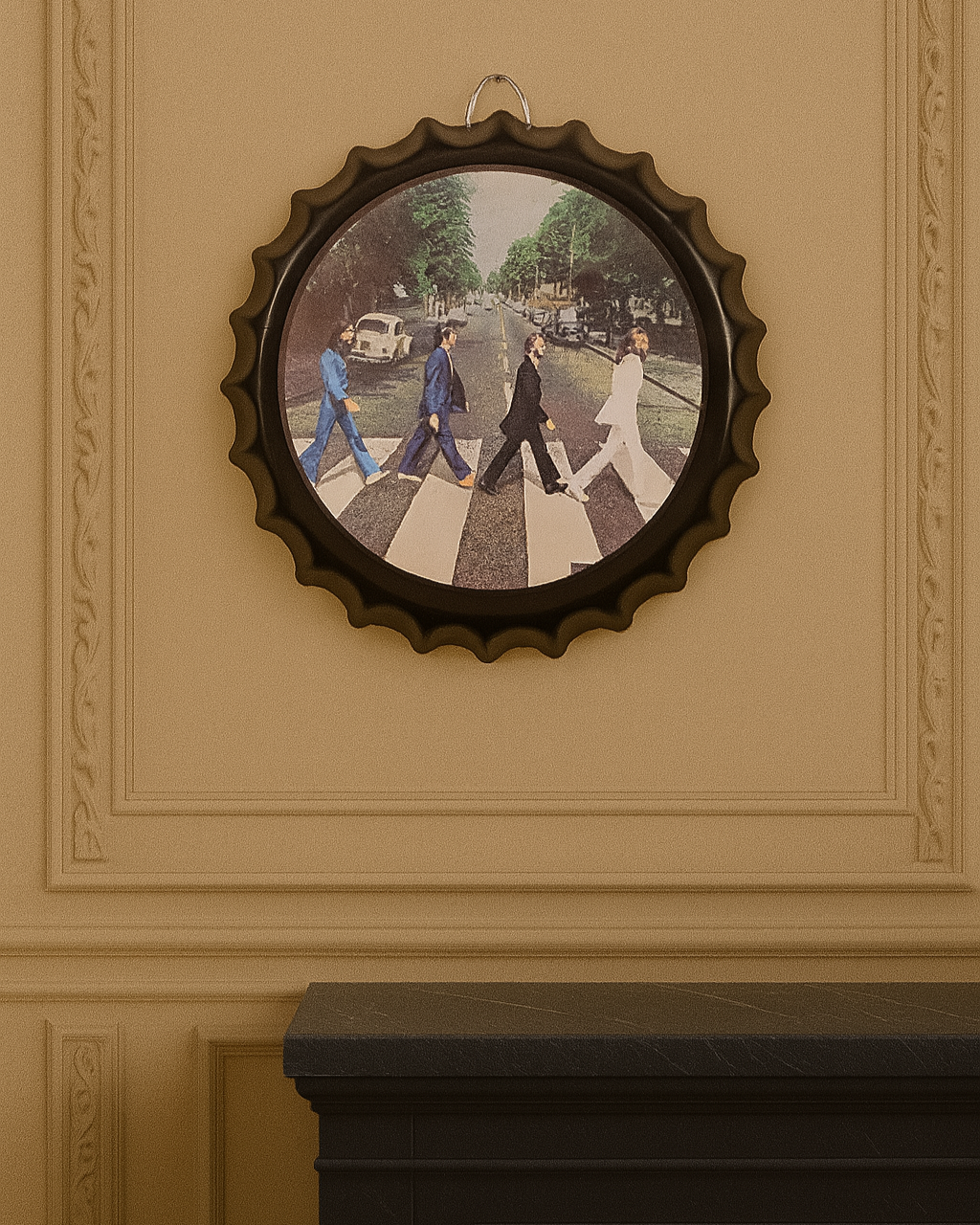 Abbey Road Oversized Wall Bottle Cap